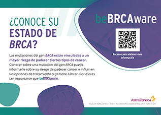 Know Your BRCA Status Postcards Spanish